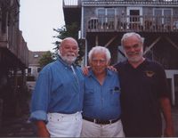 Carl Charnetski, Norman Mailer, and J. Michael Lennon (2001). Photo by Donna Lennon.
