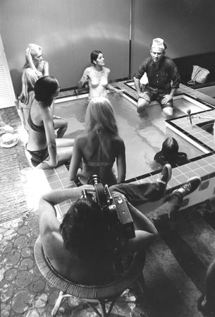 Norman Mailer directing, Maidstone, Long Island 1968 © Daniel Kramer.