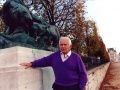 Norman Mailer in Austria, 1995. Photo by Norris Church Mailer.