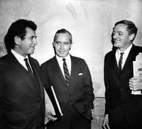 NM, Frank Reynolds, and William Buckley in 1962.